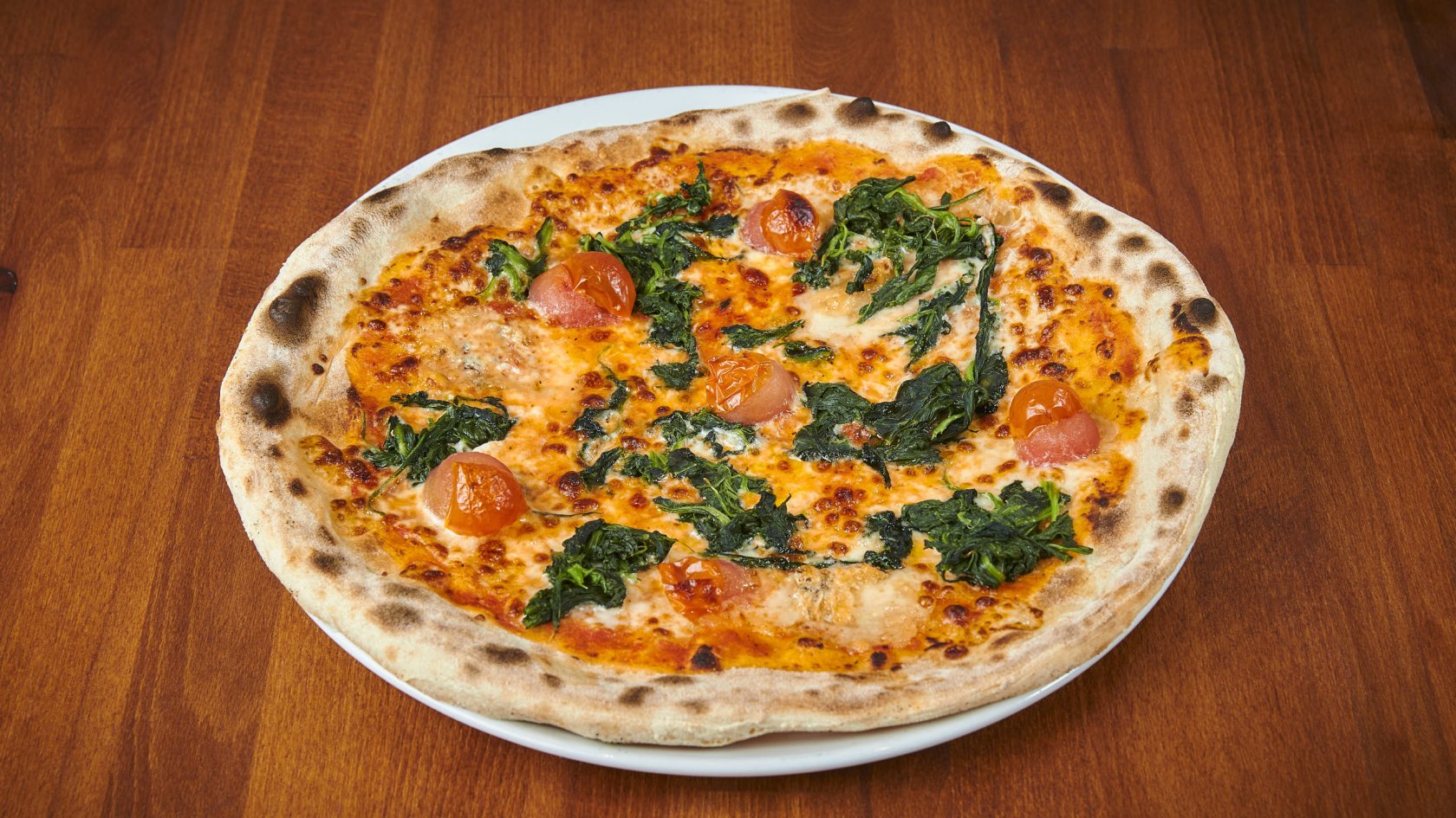 Pizza Gorgonzola e Spinaci